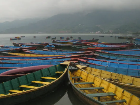 Boats in Pokhara